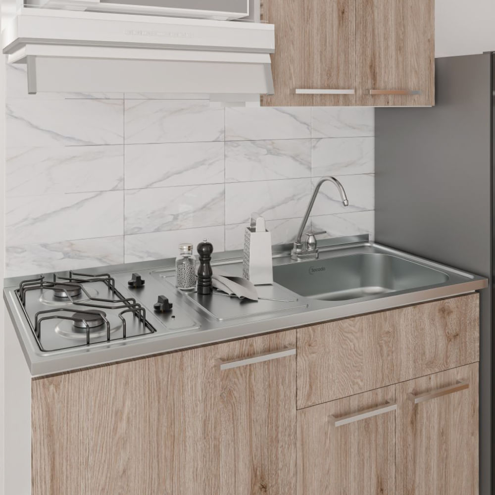 Sobre de Cocina 1.20m x 0.52m 2 Gas
