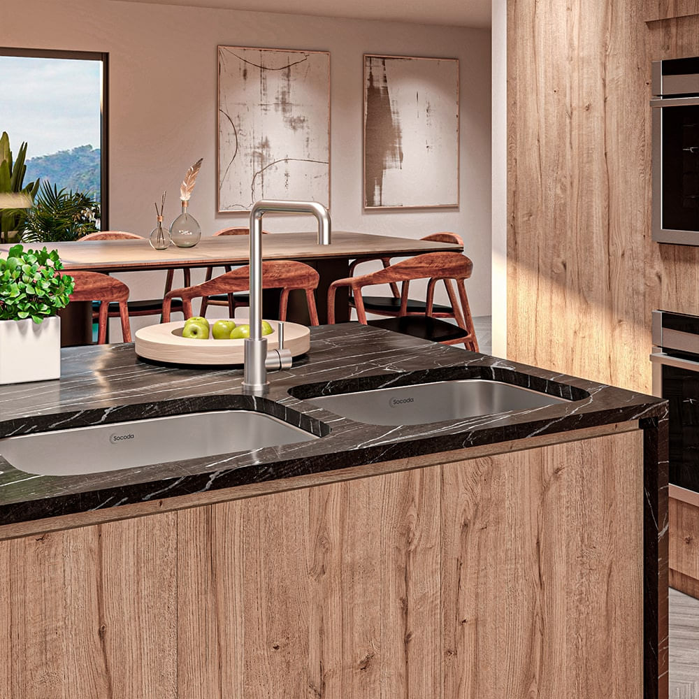 Grifería Advance Acero Satin