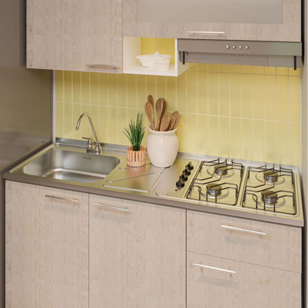 Mesón 1.50m x 52cm 4 Gas