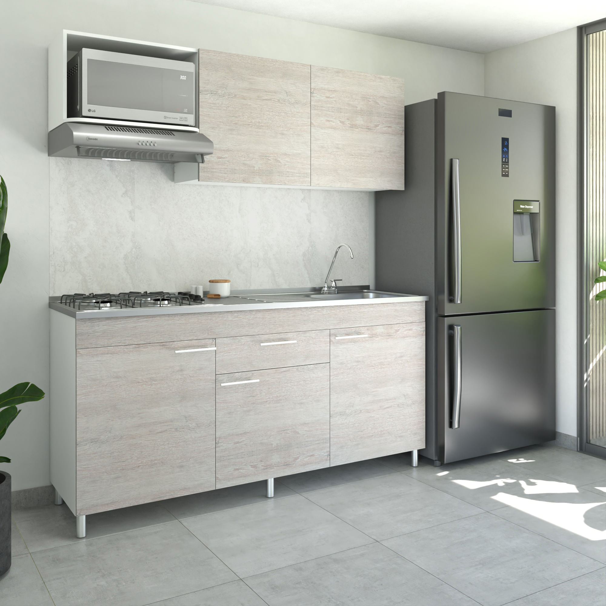 Cocina Integral Turin 1.80m