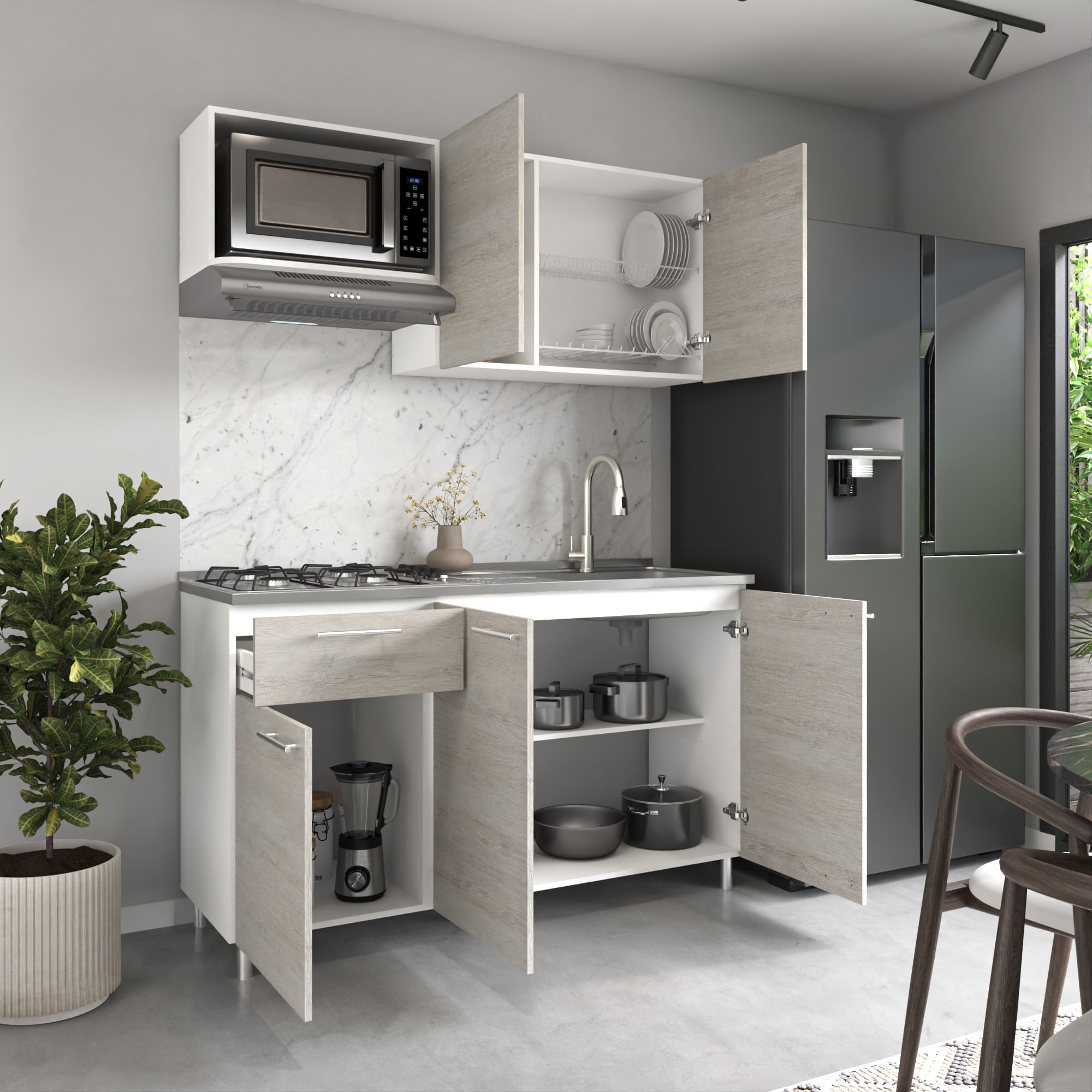 Cocina Integral Cusco 1.50m